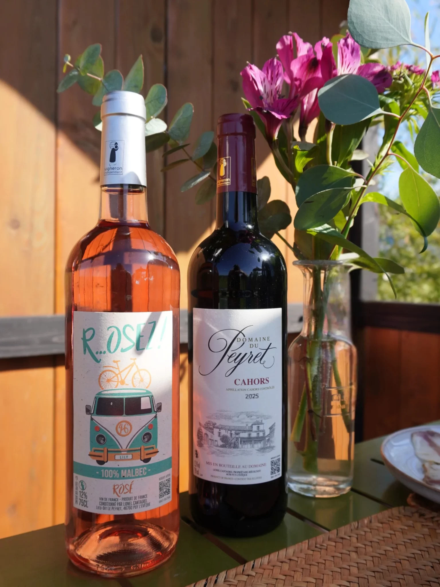 Panier Repas produits locaux Hébergement insolite Domaine du Peyret Puy-L'Évêque Lot